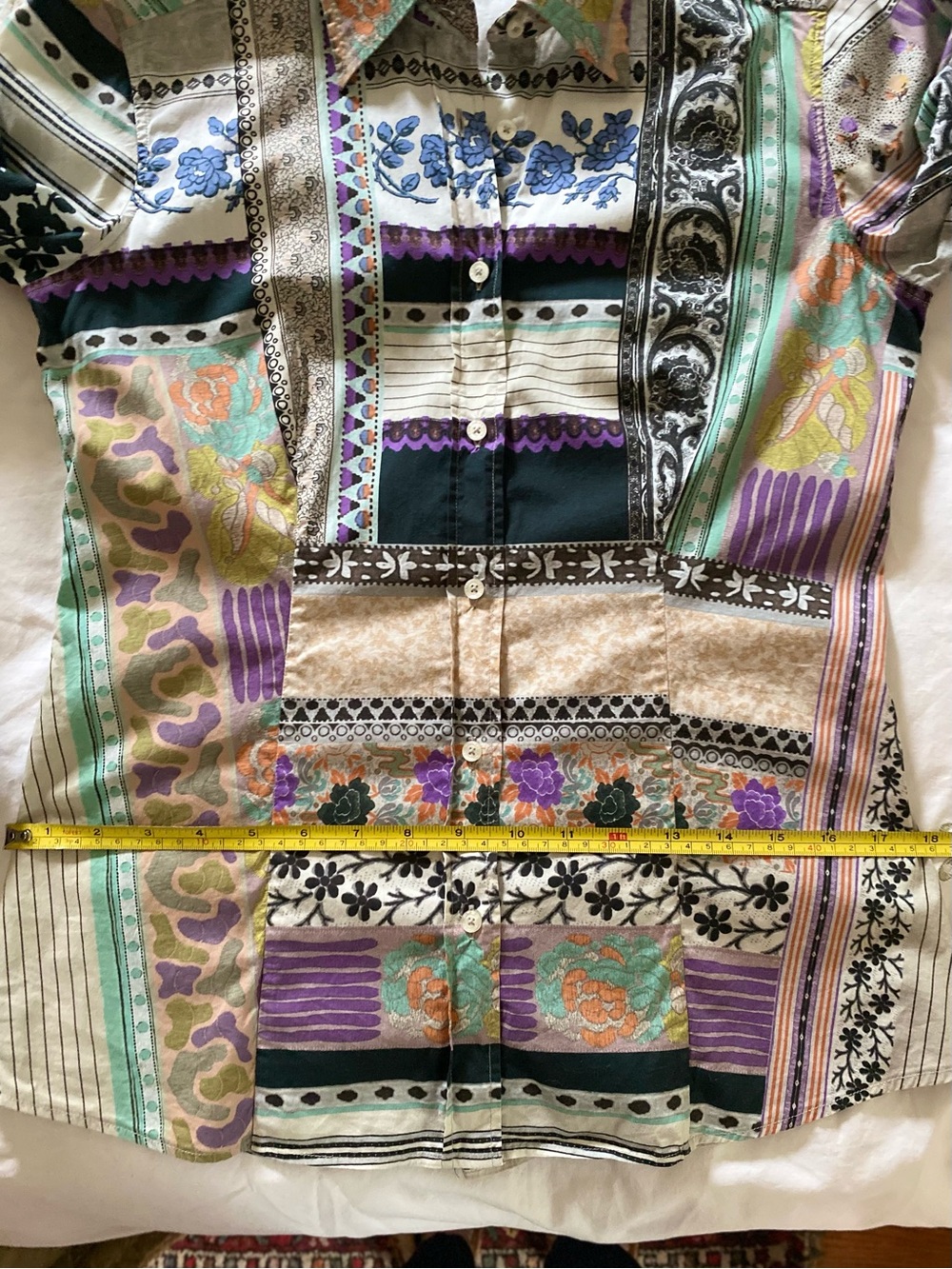Etro Cotton Blouse Made in Italy Size EU 42 US Small - Picture 8 of 13